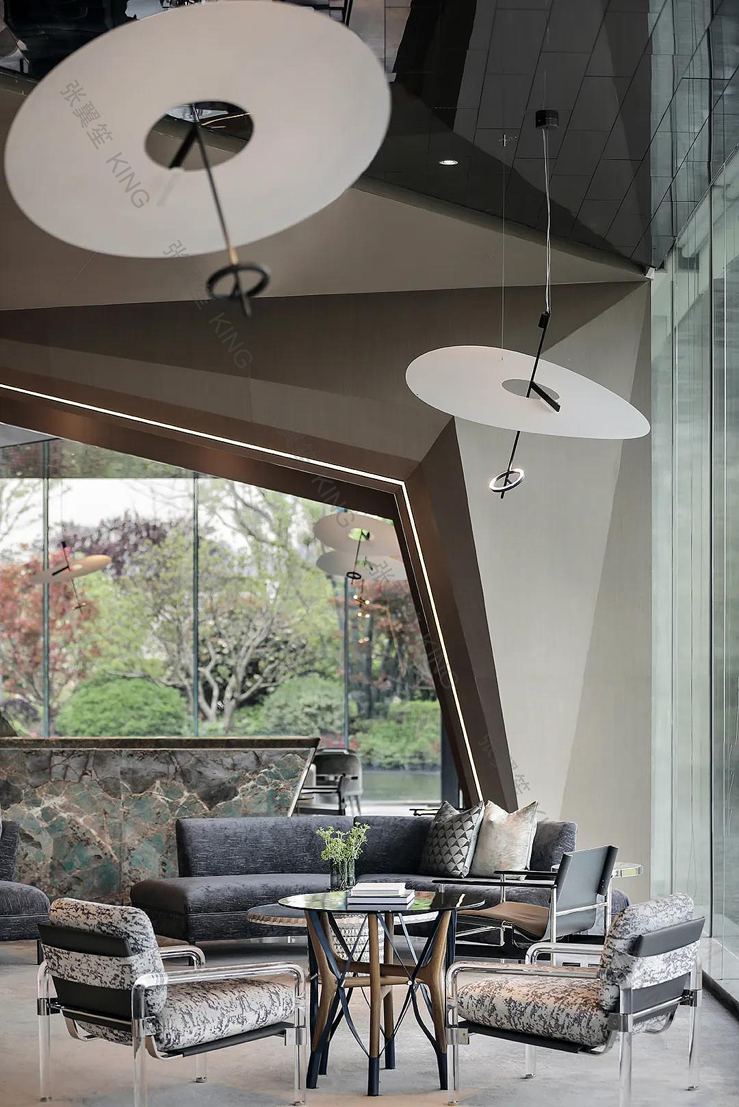 金茂府.洞庭生态创新城售楼处（图ZMjA3MTEwMzc2） - 家装设计 - 站酷设计师张翼笙原创素材 - 站酷ZCOOL