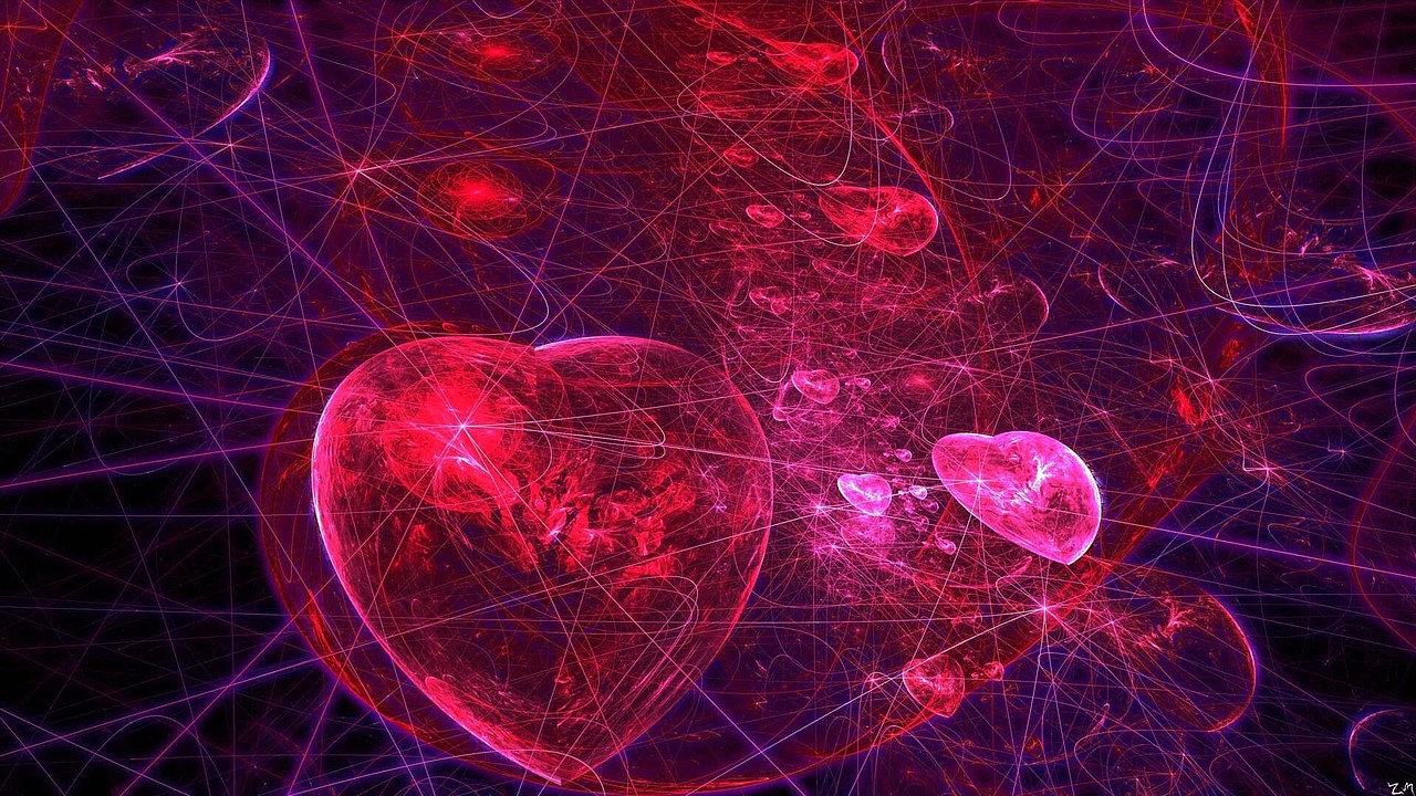 创意爱心符号图案mac壁纸