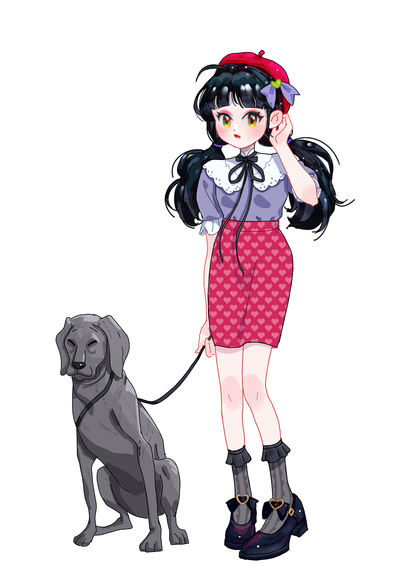 最近画的可爱小人儿