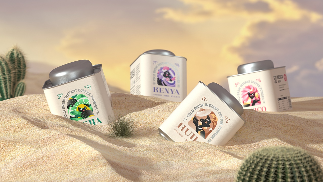 包装 | Cuckoo布谷茶咖系列包装 | 包装设计