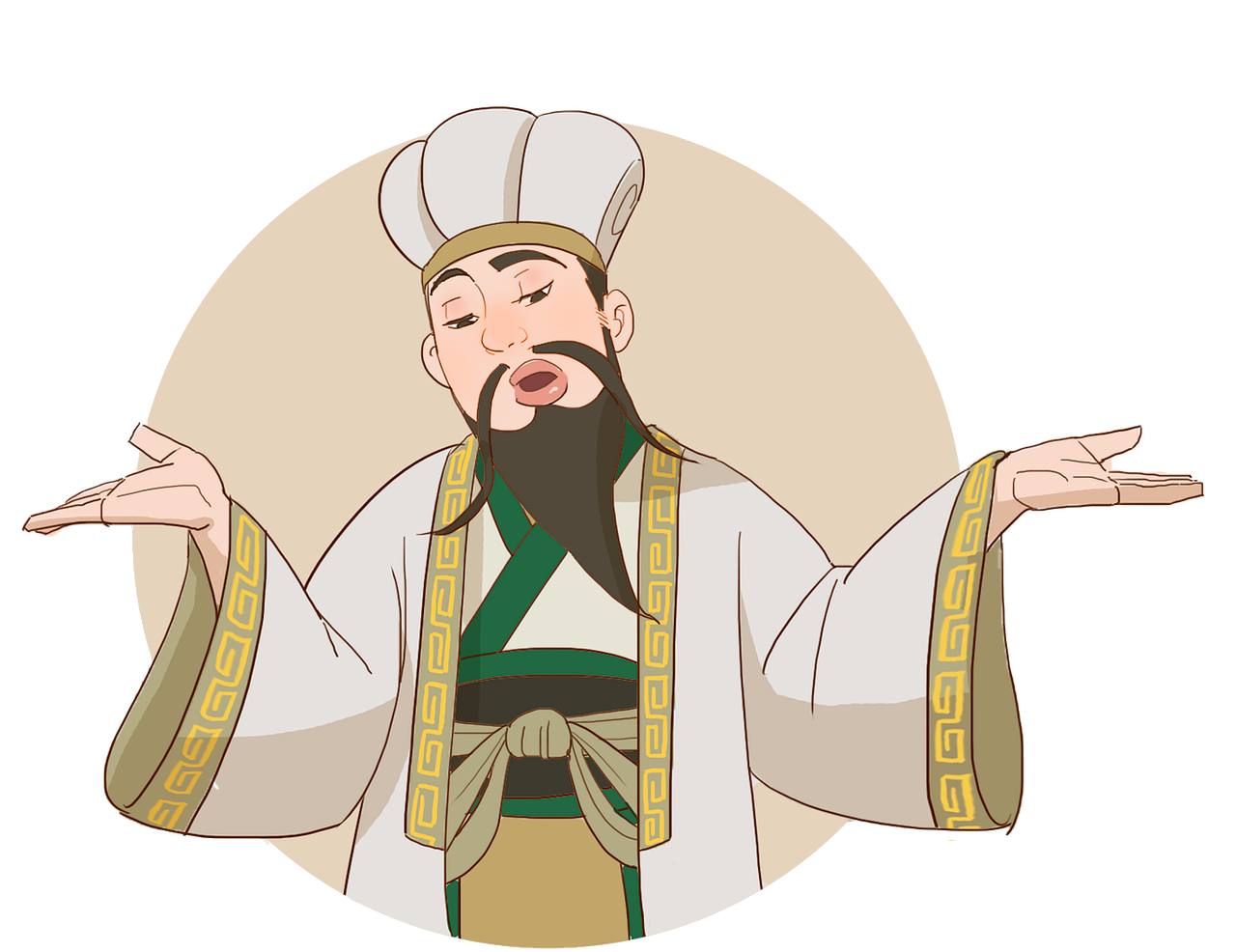 诸葛亮卡通形象设计