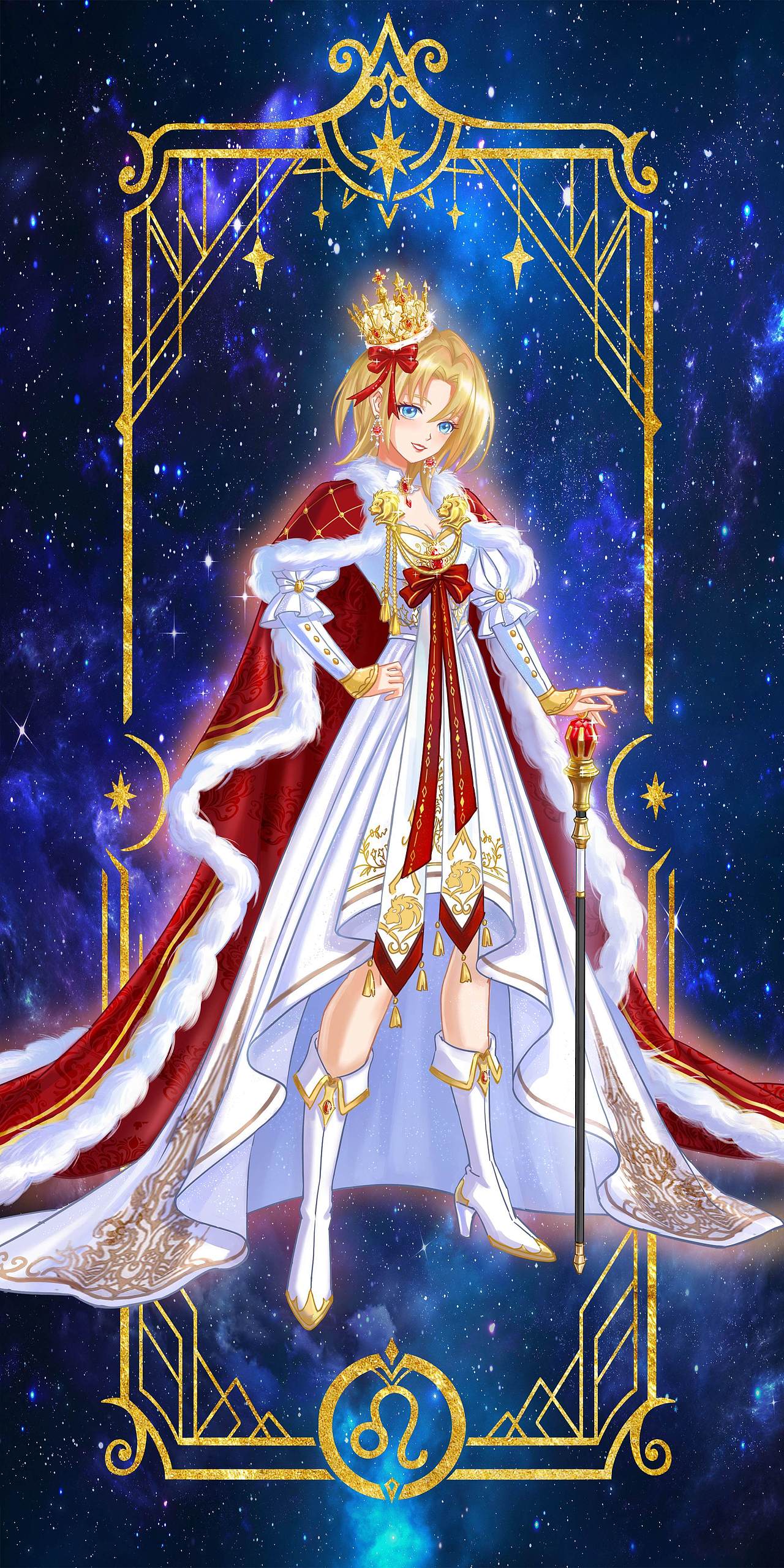 12星座宫女神插画