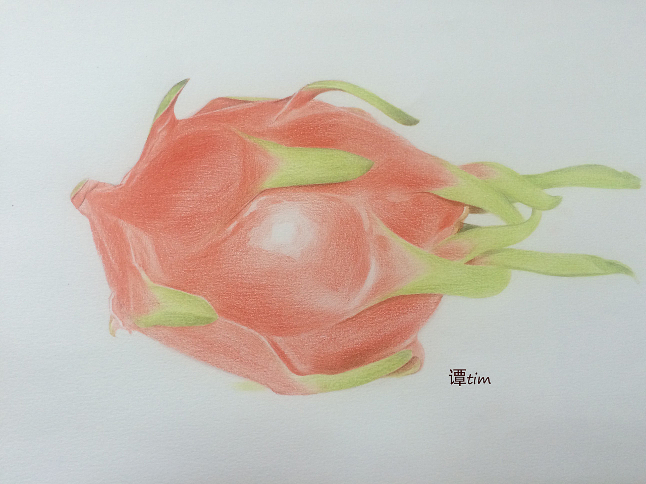 彩铅水果(火龙果）（图ZMjUxNjM4MjY4） - 绘画 - 站酷设计师Timtlb原创素材 - 站酷ZCOOL