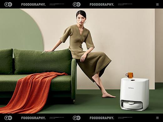小家电摄影 | 云鲸J2小白鲸扫拖机器 ✖ foodography