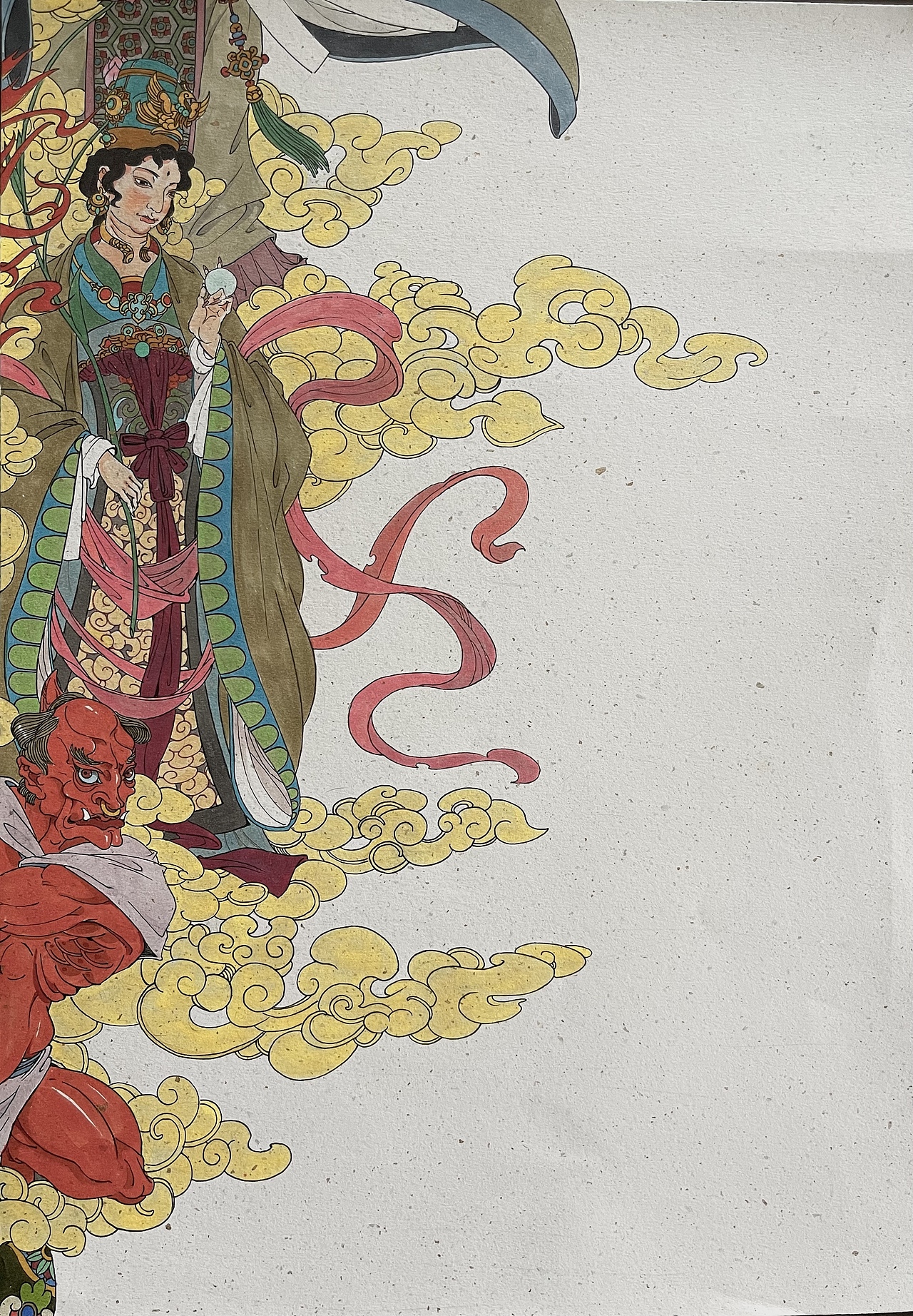 护国天王图（图ZMzA2OTAwMTc2） - 艺术插画 - 站酷设计师风暴降临原创素材 - 站酷ZCOOL
