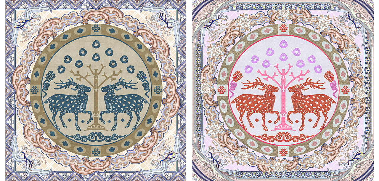 《衣尚中国》图纹之美(图ZMjY1NjA2OTQ4) - 商业插画 - 站酷设计师BanBan半半原创素材 - 站酷ZCOOL