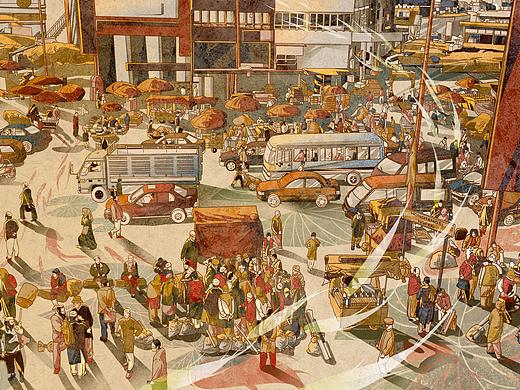 消失的国度（个人主页-ZNTU4NDQyMDg=） - 商业插画 - 站酷设计师关山清原创素材 - 站酷ZCOOL