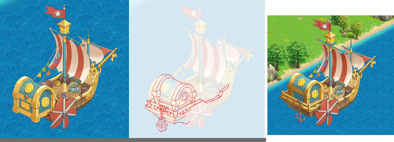 《童话镇》主视觉分享（图ZMjg3MjQxODYw） - 游戏原画 - 站酷设计师shanashan8b原创素材 - 站酷ZCOOL
