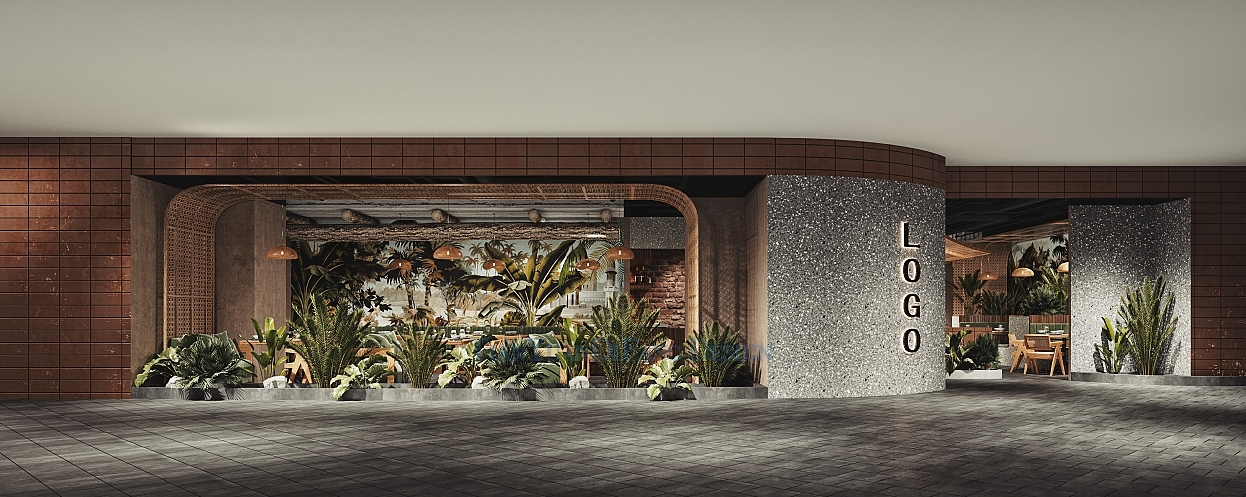 东莞泰国东南亚料理餐厅（图ZMjI4MDgwMjMy） - 家装设计 - 站酷设计师东莞市天圆地方设原创素材 - 站酷ZCOOL