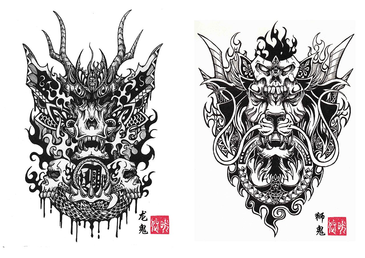 鬼鬼怪怪什么的凑个合集（图ZMTk0ODA5MDg=） - 新锐潮流插画 - 站酷设计师没事闲晃悠原创素材 - 站酷ZCOOL