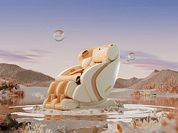 OGAWA按摩椅｜C4D渲染