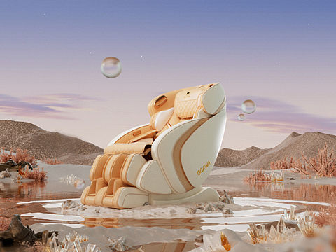 OGAWA按摩椅|C4D渲染