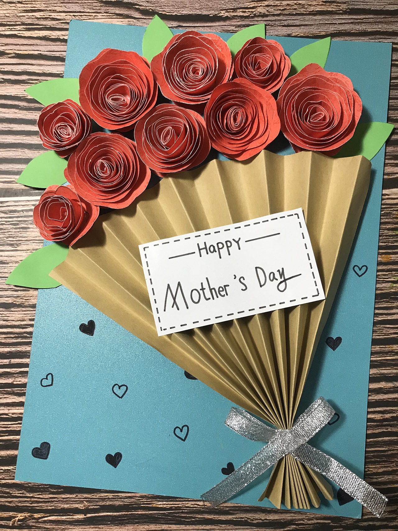 感恩母亲节玫瑰花卡片祝福图片素材-正版创意图片500372338-摄图网