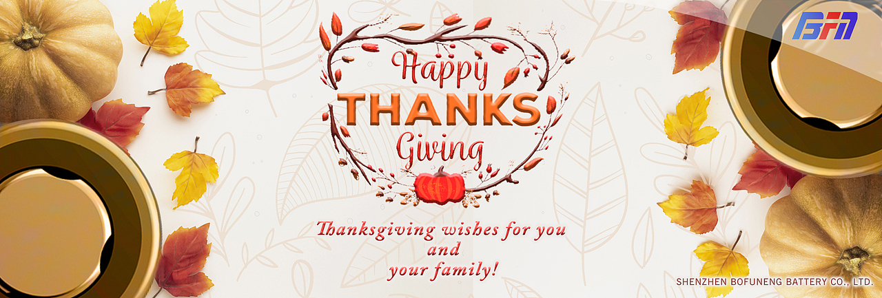 感恩节横版海报