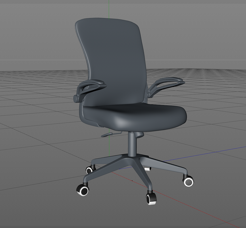 3d办公椅建模渲染效果图设计