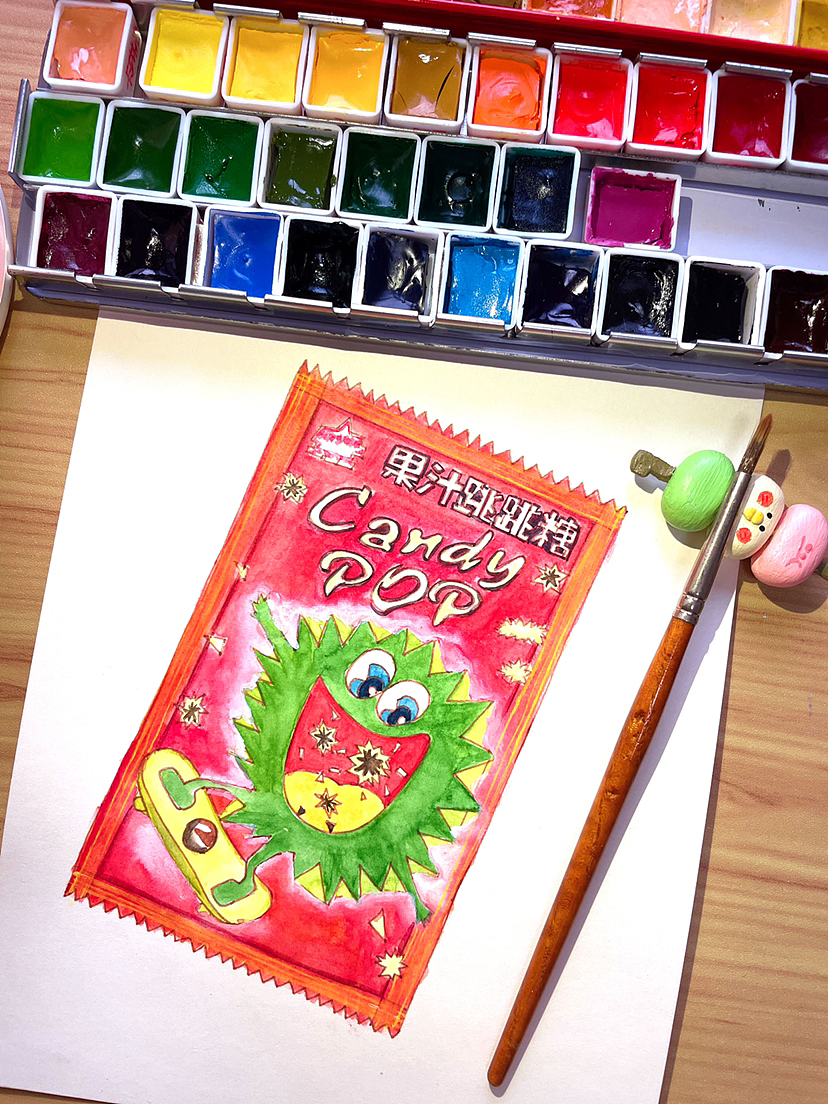 【鋼筆淡彩】大灣區(qū)8090懷舊童年零食（圖ZMzM2MTc2MDIw） - 商業(yè)插畫 - 站酷設(shè)計(jì)師六個(gè)橙原創(chuàng)素材 - 站酷ZCOOL