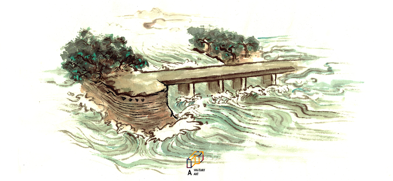 建在都江堰渠首的二王庙是老百姓对李冰父子治水伟业的纪念.