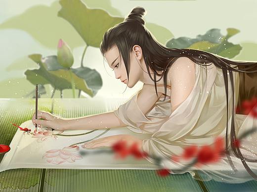 插画师非墨十二节气-夏至