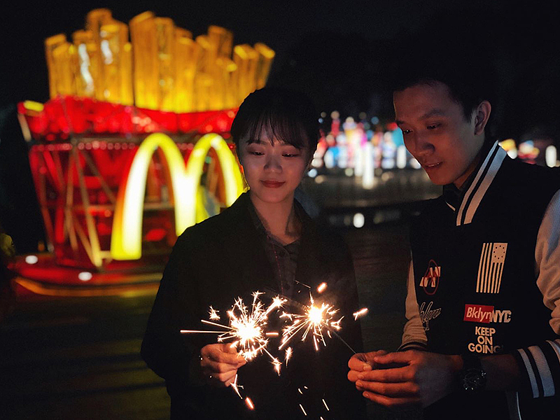 关于薯条的新年童话——麦当劳欢乐海岸甜品站