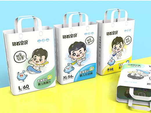 《钻石宝宝》纸尿裤包装设计——维高品牌策划案例