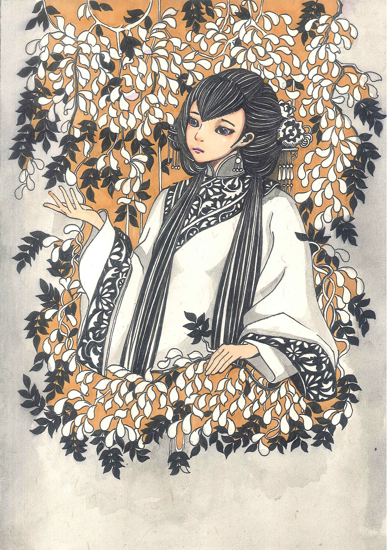 #青春答卷2014#四季歌 拟人手绘 谨以此作,纪念以前没有来得及珍惜的春夏秋冬(图ZMTcwMjc1MjA=) - 商业插画 - 站酷设计师狐狸精小五原创素材 - 站酷ZCOOL