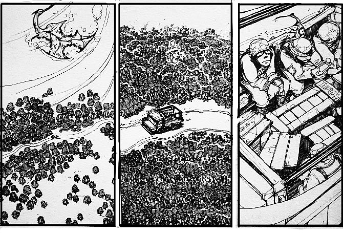 漫画《核战》（图ZMTE3MzI5NjA=） - 中/长篇漫画 - 站酷设计师Edwarde_Liu原创素材 - 站酷ZCOOL