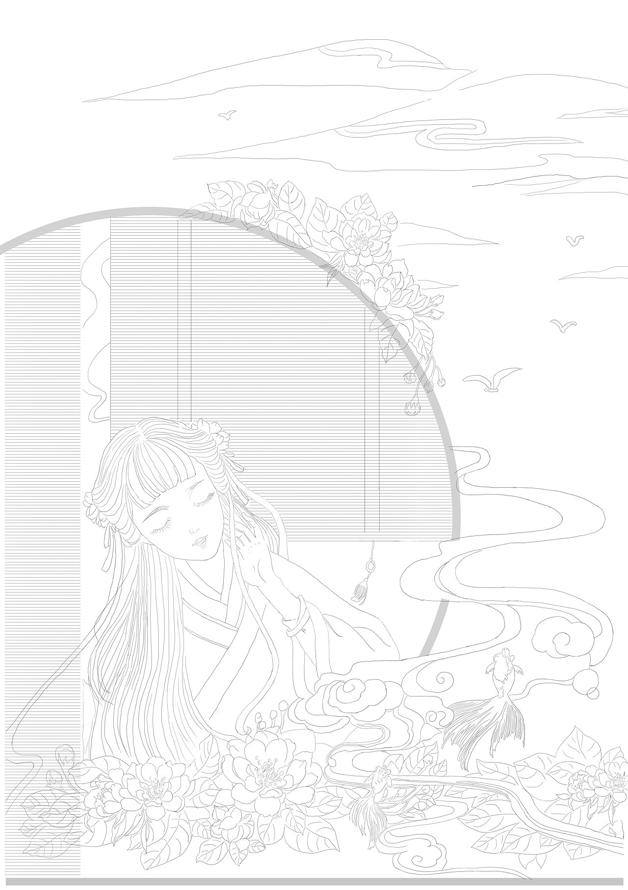 小说封面插画练习【临摹作品】（图ZMTQ0MDMyNjEy） - 创作习作 - 站酷设计师梁金莲原创素材 - 站酷ZCOOL