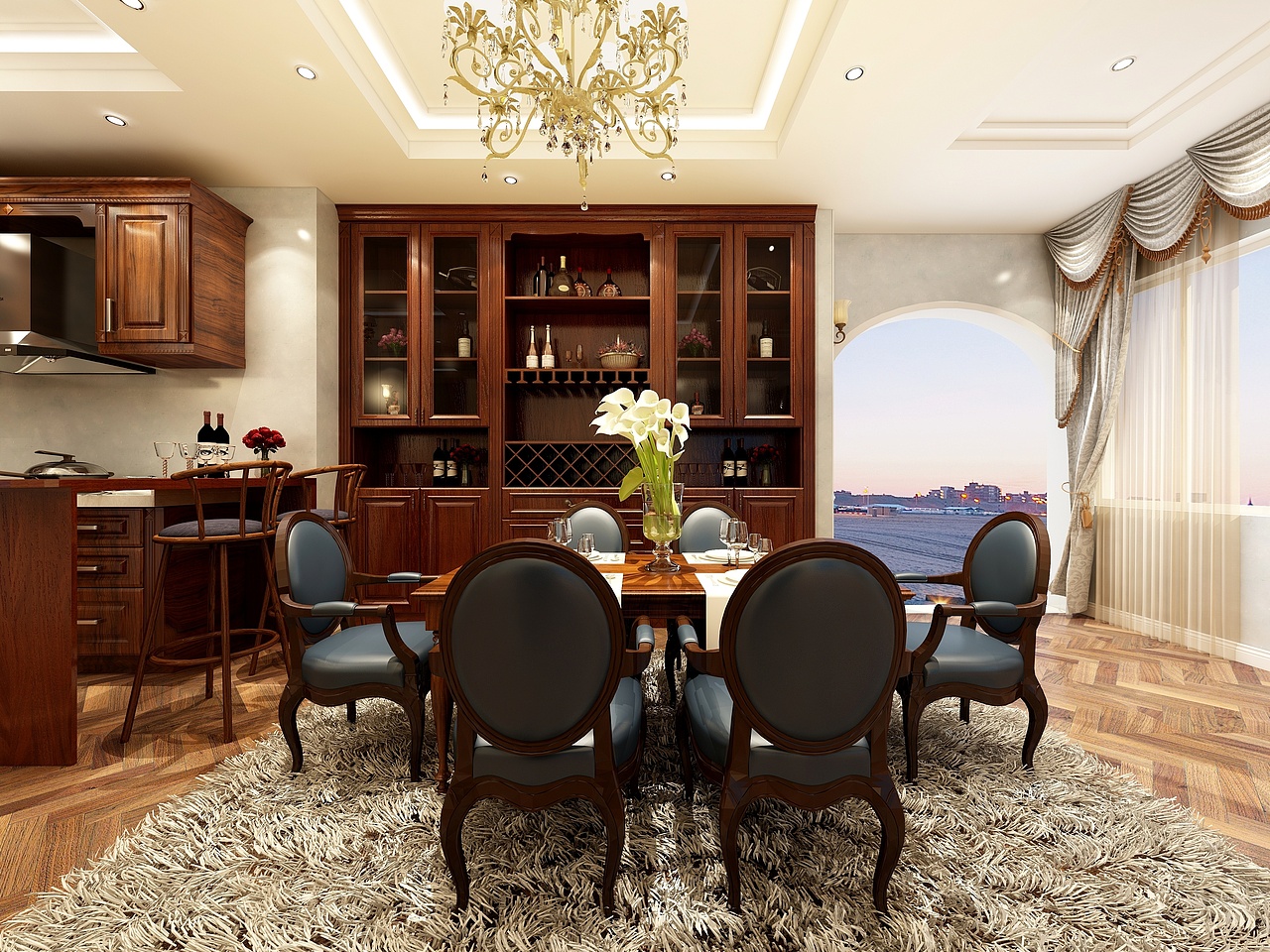 全屋定制-美式风格展厅