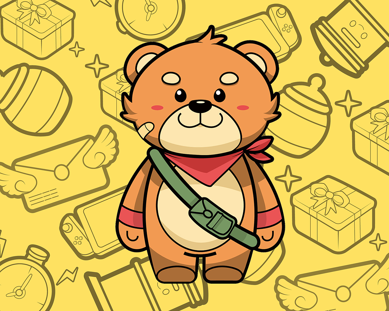 个人原创ip 《邮差小熊熊》|平面|ip形象|团子琳_原创作品-站酷zcool