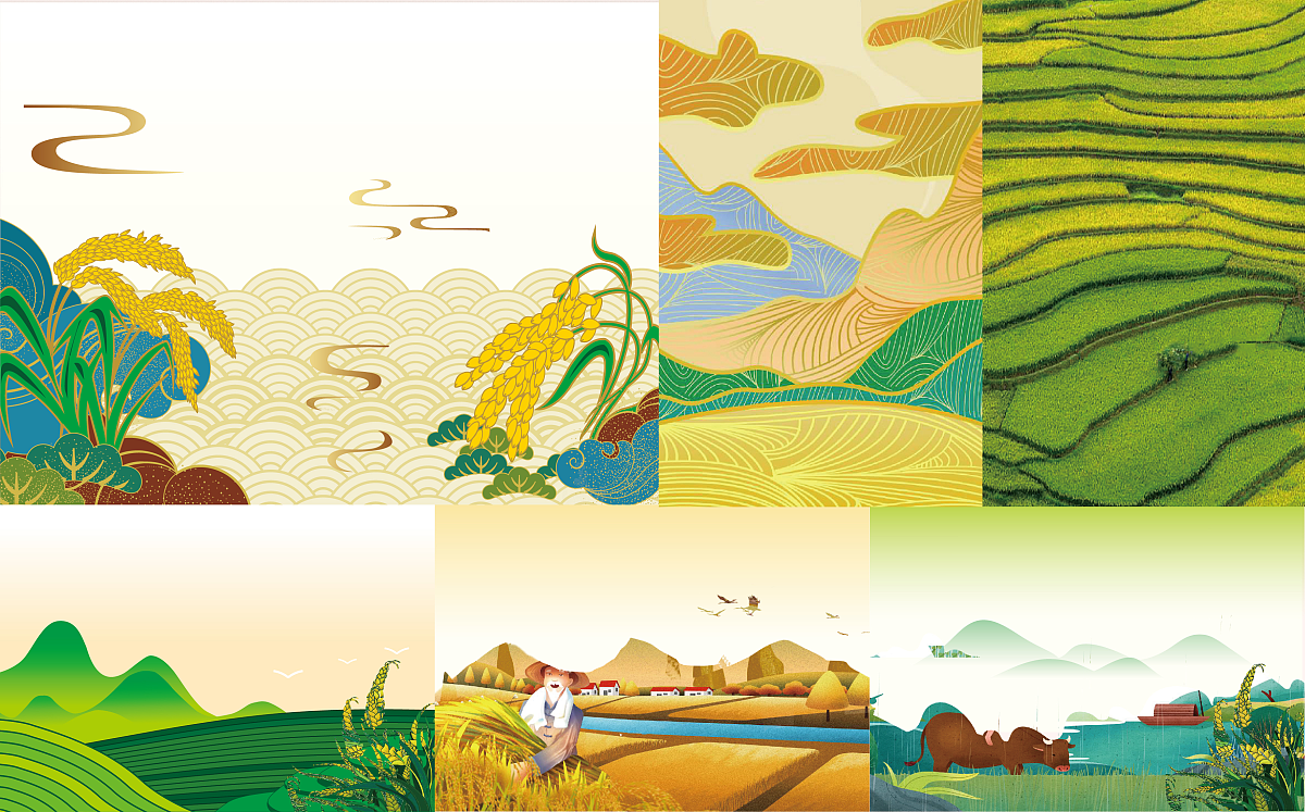 春风化雨®作品-中峰贡竹溪贡米大米品牌与产品包装设计（图ZMTk1MjAwMDAw） - 海报 - 站酷设计师春风化雨设计陈波原创素材 - 站酷ZCOOL