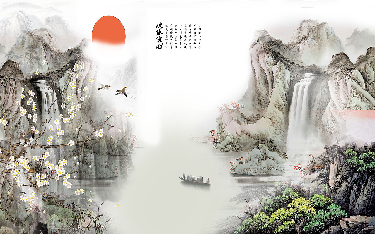 合成电视背景墙