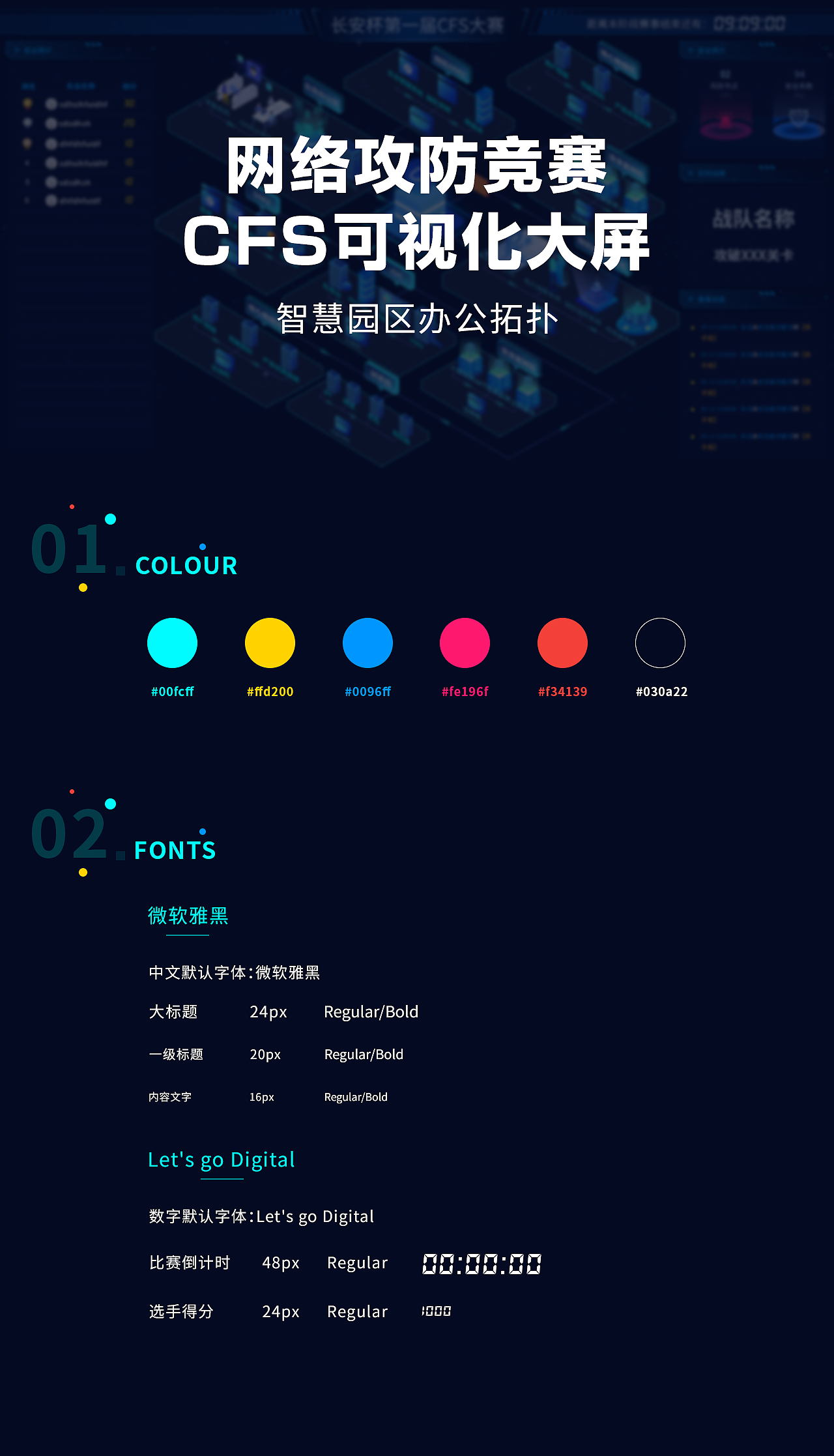 攻防对抗大屏可视化（图ZMjc1NzMyNDk2） - 其他网页 - 站酷设计师775613812原创素材 - 站酷ZCOOL
