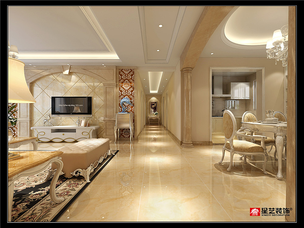 保利公园简约欧式风格装修设计案例！（图ZMTMwNjI4OTM2） - 家装设计 - 站酷设计师贵阳装修公司排名原创素材 - 站酷ZCOOL