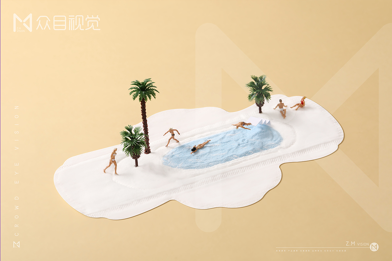 卫生巾 | 产品摄影 x 众目视觉 |（图ZMjU4OTQwNzI0） - 产品摄影 - 站酷设计师L君杳原创素材 - 站酷ZCOOL