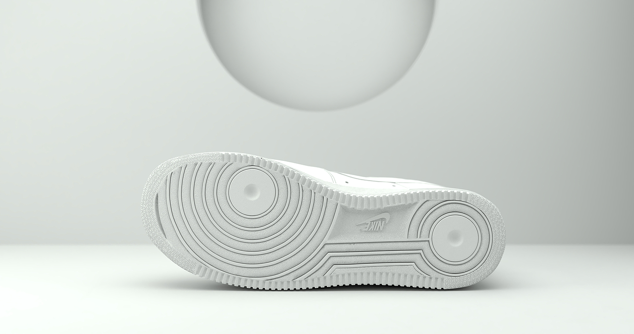 耐克 空军建模渲染（图ZMjYzNDE1ODQw） - 鞋履设计 - 站酷设计师悠然下南山原创素材 - 站酷ZCOOL