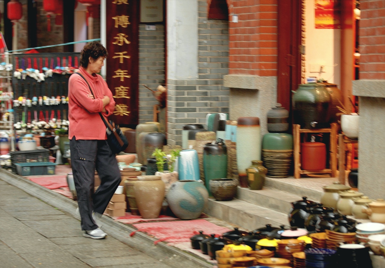 长沙铜官古镇~铜官街淘瓷器