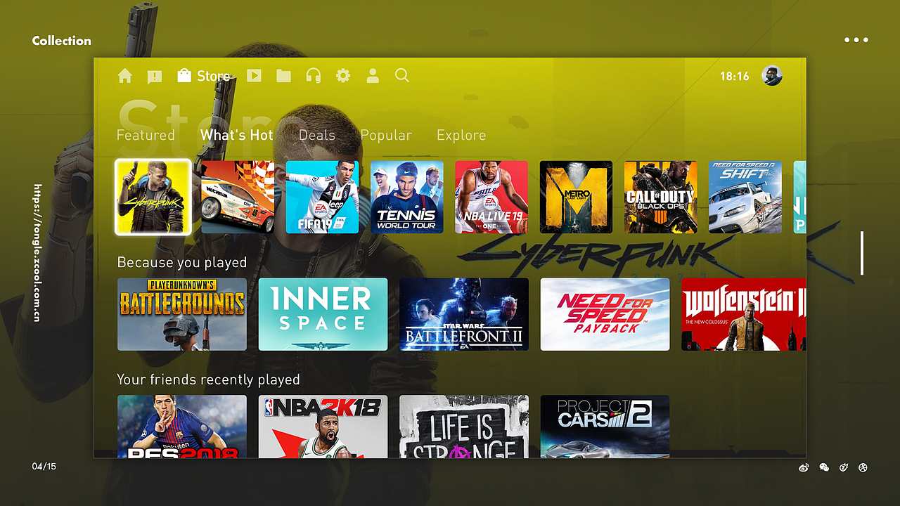 小霸王z 游戏主机ui|ui|软件界面|设计师王小明007_原创作品-站酷