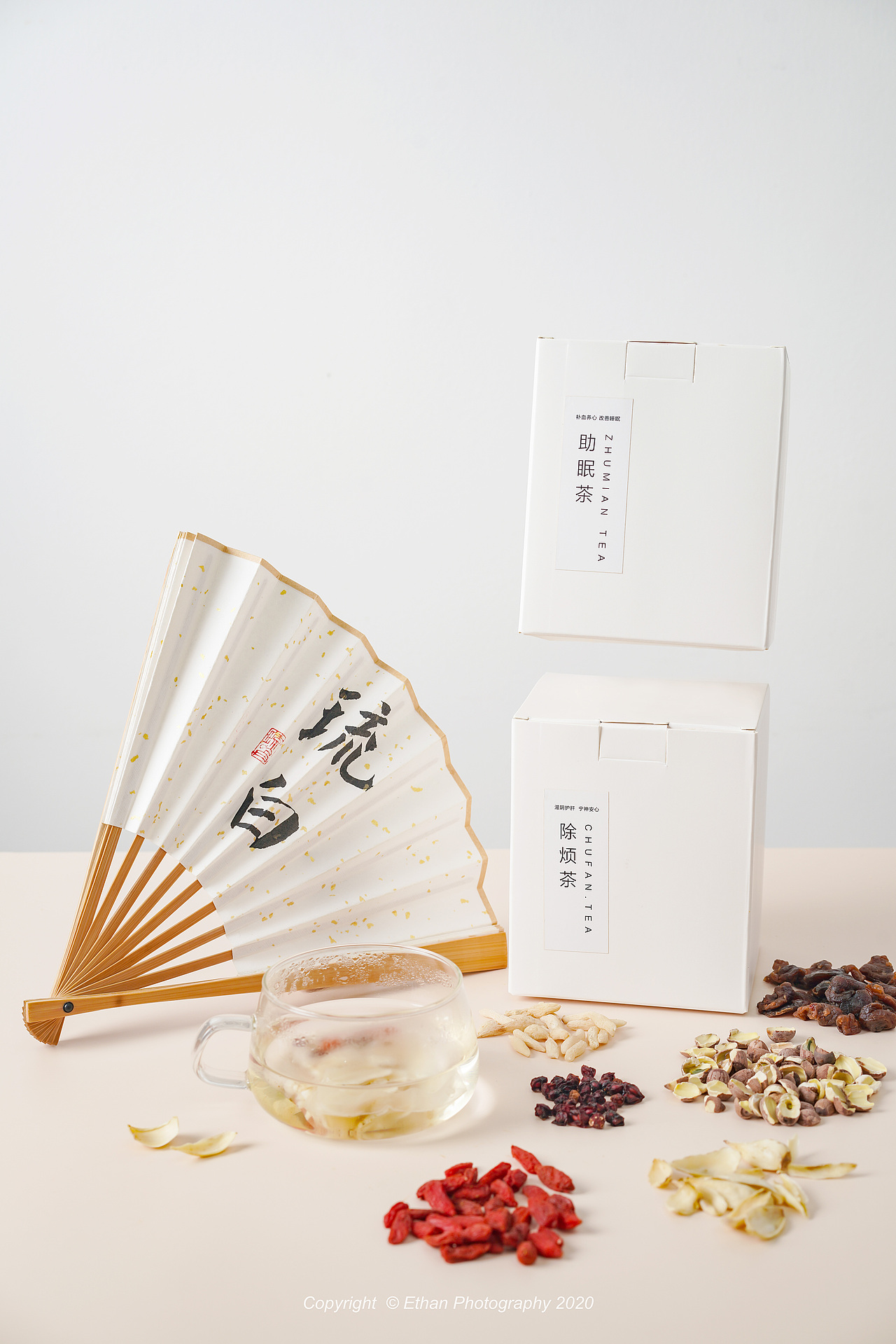 琉白养生茶，清新自然亮调电商图（图ZMjIyMTg2MTI0） - 产品摄影 - 站酷设计师无语宸原创素材 - 站酷ZCOOL