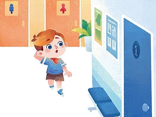 原创绘本 《Joey's Checkup》绘制过程分享