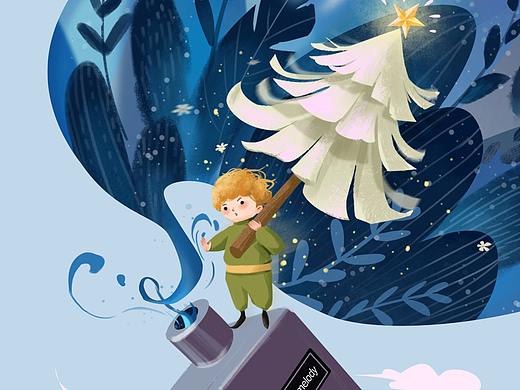 5月香薰插畫（個人主頁-ZMzYzOTcyOTY=） - 商業(yè)插畫 - 站酷設(shè)計師閑柳原創(chuàng)素材 - 站酷ZCOOL