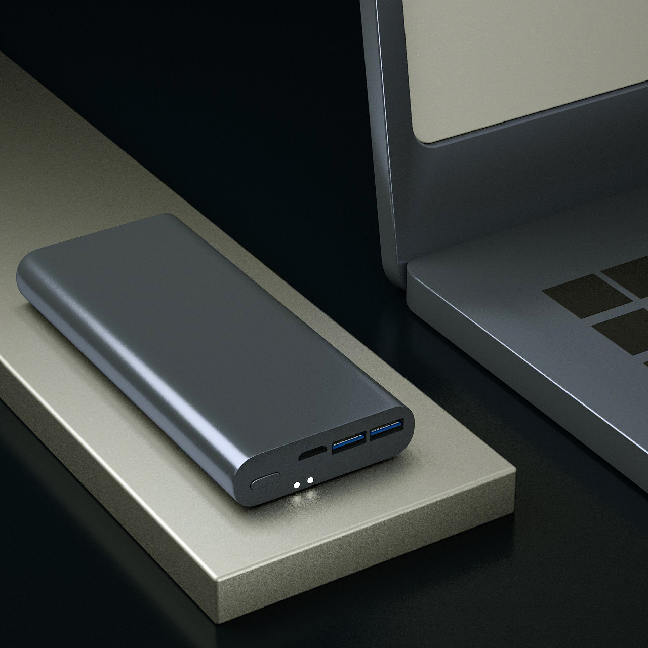 充电宝 ps+c4d 渲染练习（图ZMjcwMzEzMTMy） - 电子产品 - 站酷设计师我永远相信光原创素材 - 站酷ZCOOL