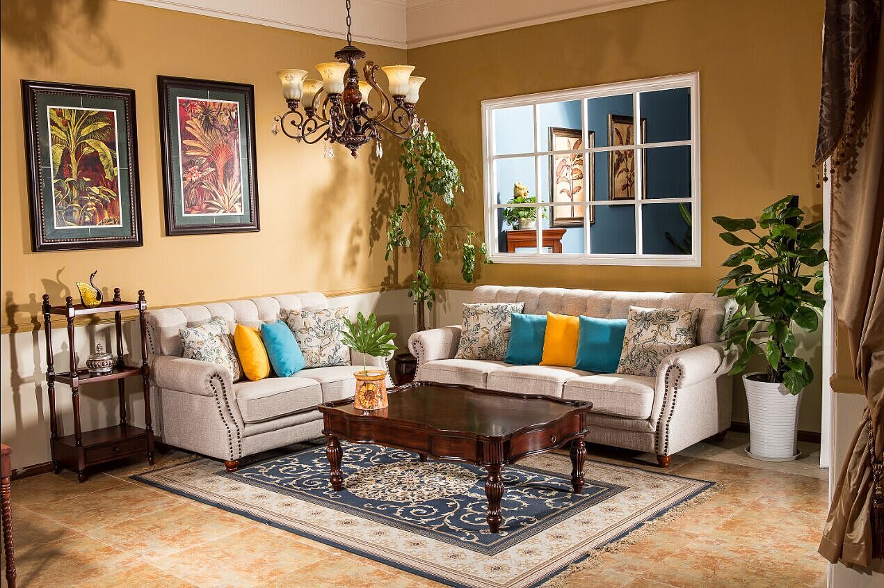 美式乡村简约布艺棉麻沙发家具详情页（图ZNTE5NTM5ODA=） - 电商 - 站酷设计师六色原创素材 - 站酷ZCOOL