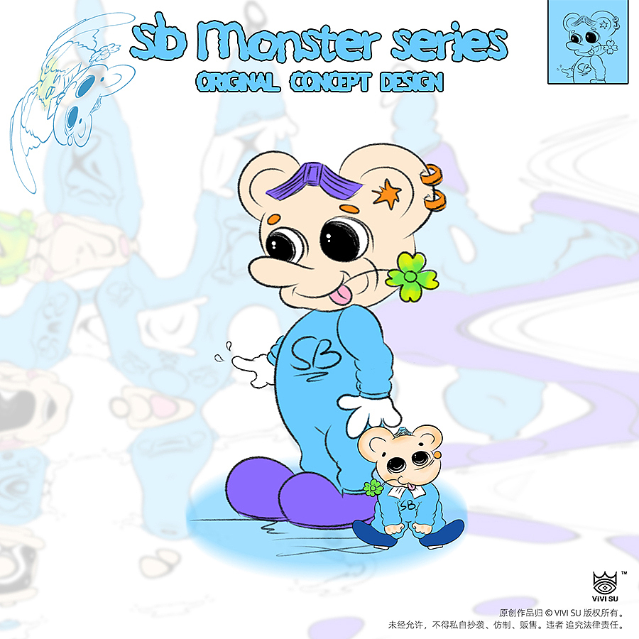 SB MONSTER SERIES 怪物系列｜VIVI SU ART（图ZMjAzODg2Mjg0） - 概念设定 - 站酷设计师VIVISU_ART原创素材 - 站酷ZCOOL