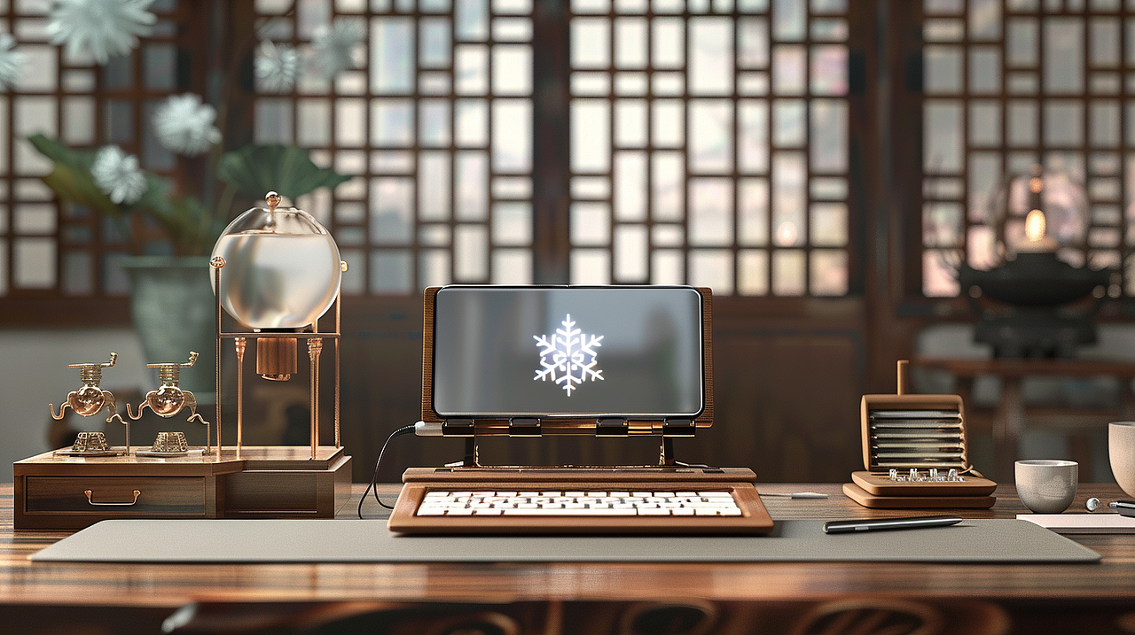 芸窗古语数字茶馆短片画面设定