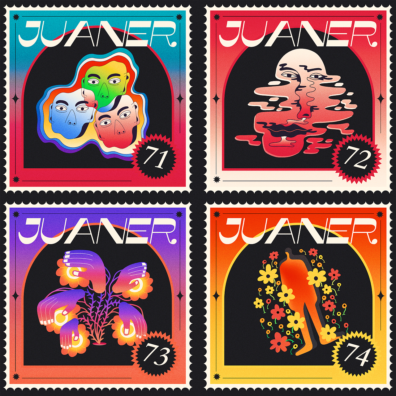 卷耳创意插图【51-100】（图ZMjc5NzEwNDI0） - 新锐潮流插画 - 站酷设计师插画师卷耳原创素材 - 站酷ZCOOL