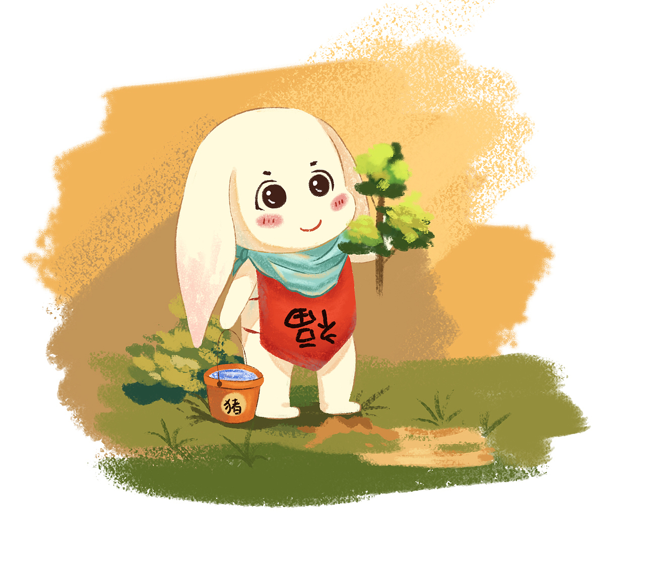 打卡的一二三四天（图ZMjMxMTAyMjYw） - 儿童插画 - 站酷设计师beauty猪原创素材 - 站酷ZCOOL
