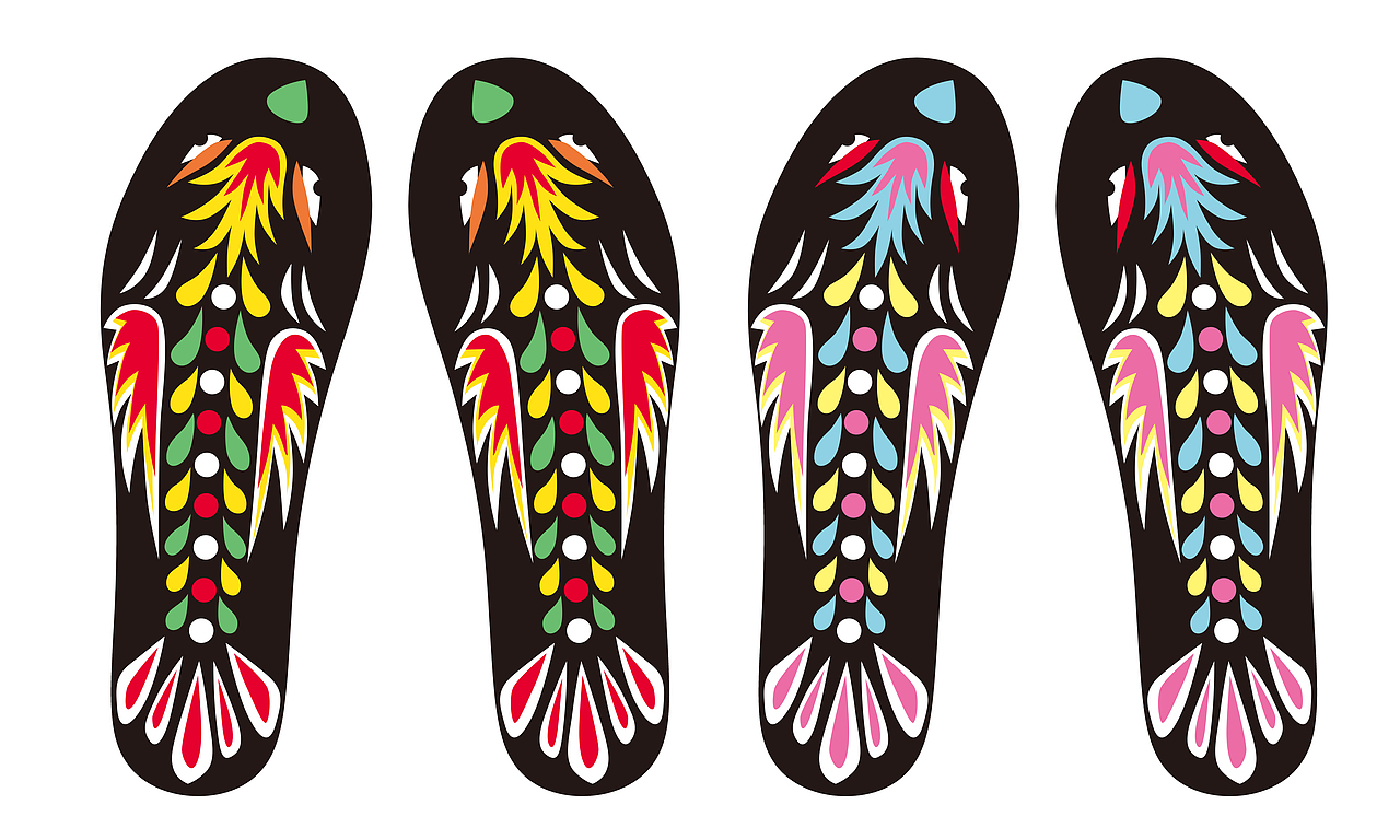 泥咕咕鞋垫设计