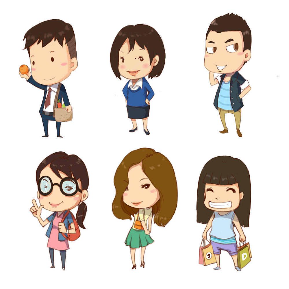 一些工作的漫画