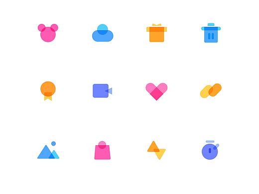 「练习」叠加色彩icon