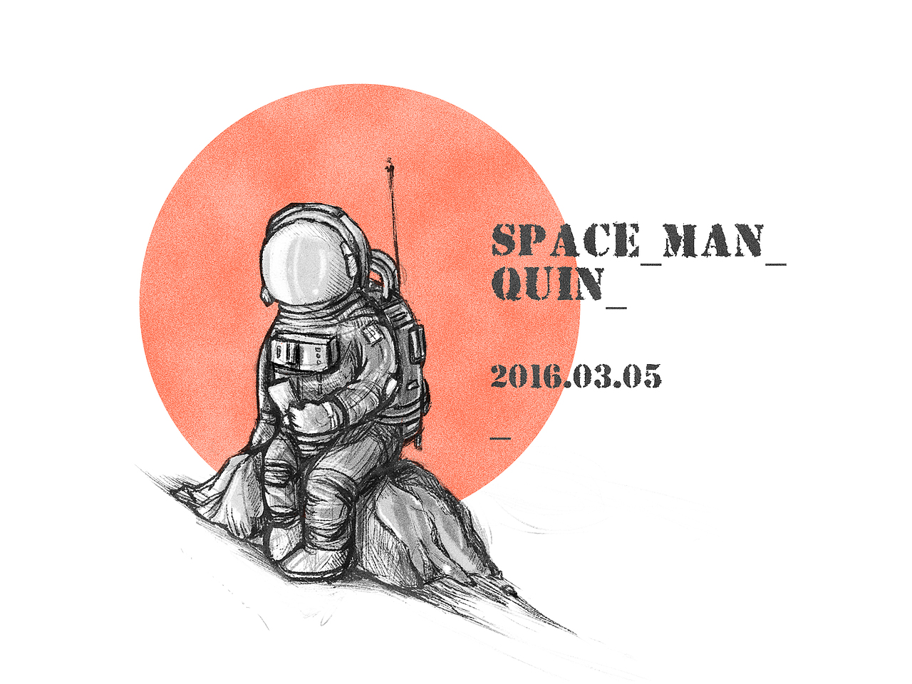 【Quin原创】Space man、（图ZNDM0MDY4NjQ=） - 新锐潮流插画 - 站酷设计师Quin陳滚滚原创素材 - 站酷ZCOOL